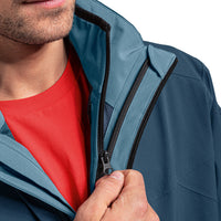 Schutzschild ZipIn Herren Blau – Detailansicht
