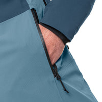 Schutzschild ZipIn Herren Blau – Detailansicht