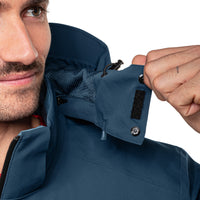 Schutzschild ZipIn Herren Blau – Detailansicht