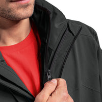 Schutzschild ZipIn Herren Schwarz – Detailansicht