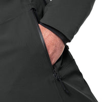 Schutzschild ZipIn Herren Schwarz – Detailansicht