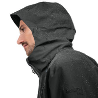 Schutzschild ZipIn Herren Schwarz – Detailansicht