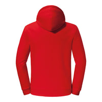 Signature Hoody Unisex Rot – Rückansicht