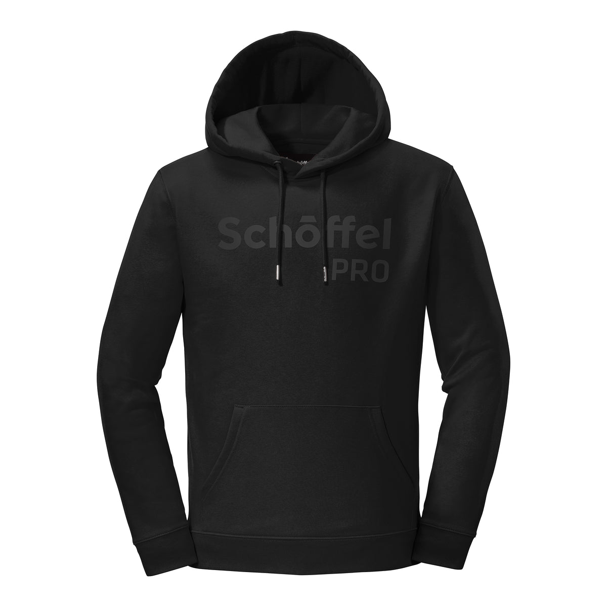 Signature Hoody Unisex Schwarz – Vorderansicht