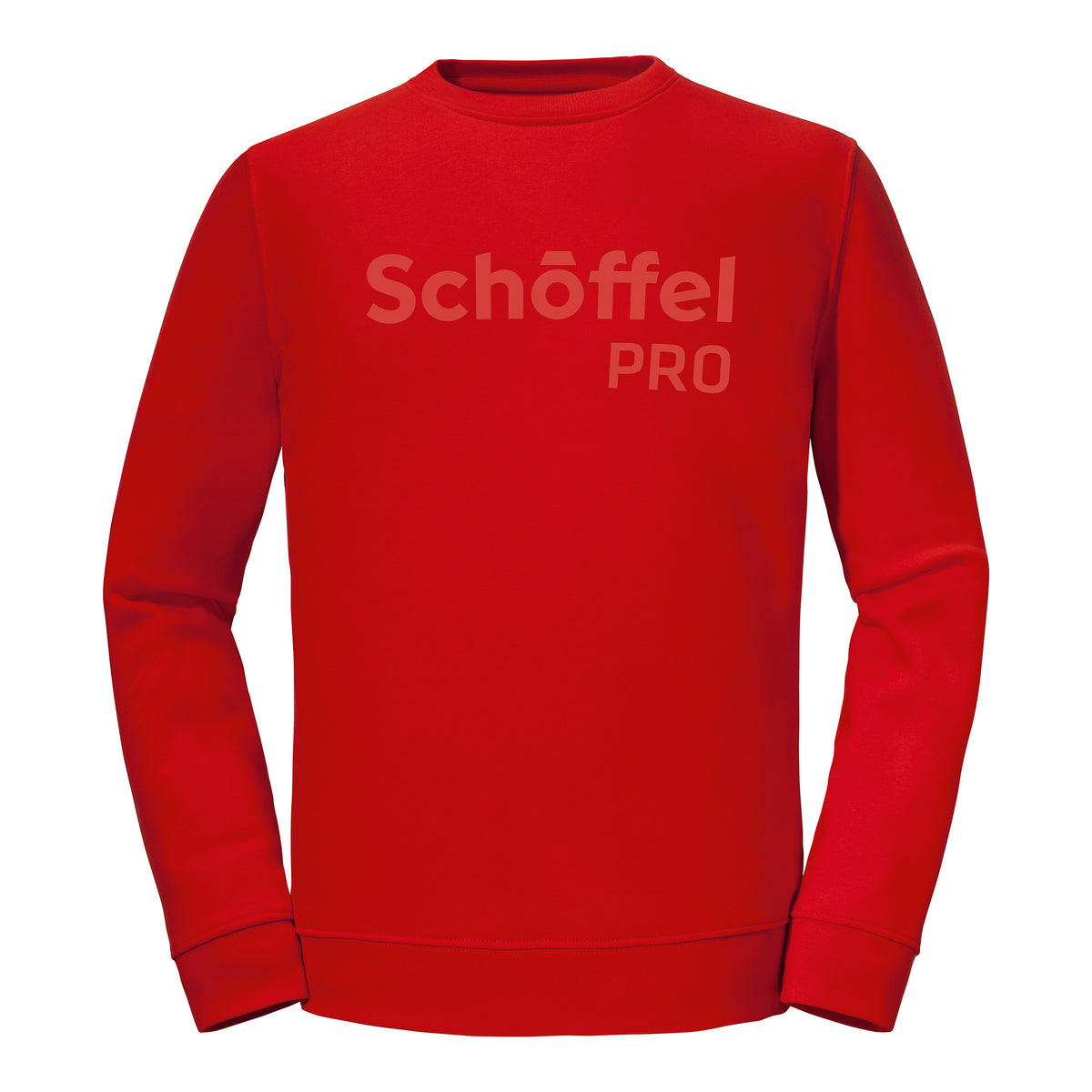Signature Sweatshirt Unisex Rot – Vorderansicht