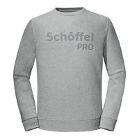 Signature Sweatshirt Unisex Hellgrau meliert – Vorderansicht