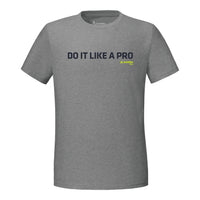 T-Shirt like a PRO CW GOTS Herren Grau meliert – Vorderansicht