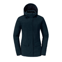 Wind&Wetter ZipIn Damen Dunkelblau – Vorderansicht