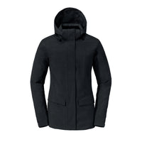 Wind&Wetter ZipIn Damen Schwarz – Vorderansicht
