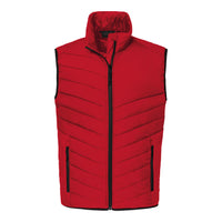 Winterspeck Weste ZipIn Herren Rot – Vorderansicht