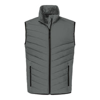 Winterspeck Weste ZipIn Herren Grau – Vorderansicht