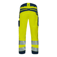 WS Bulldozer Hose Herren Warngelb/ Dunkelblau – Rückansicht