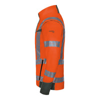 WS Leuchtkegel Zip Off Herren Warnorange/ Dunkelgrau – Seitenansicht