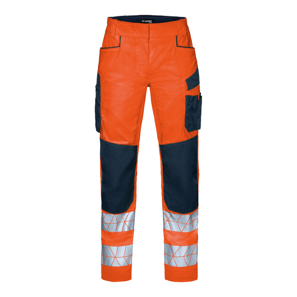 WS Meistermacher Damen Warnorange/ Dunkelblau – Vorderansicht