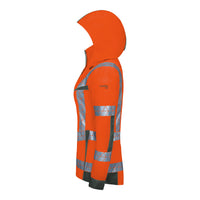 WS Polarlicht Damen Warnorange/ Dunkelgrau – Seitenansicht