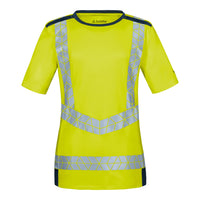 WS Warnheld T-Shirt Damen Warngelb/ Dunkelblau – Vorderansicht