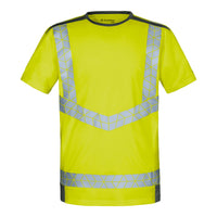 WS Warnheld T-Shirt Herren Warngelb/ Dunkelgrau – Vorderansicht